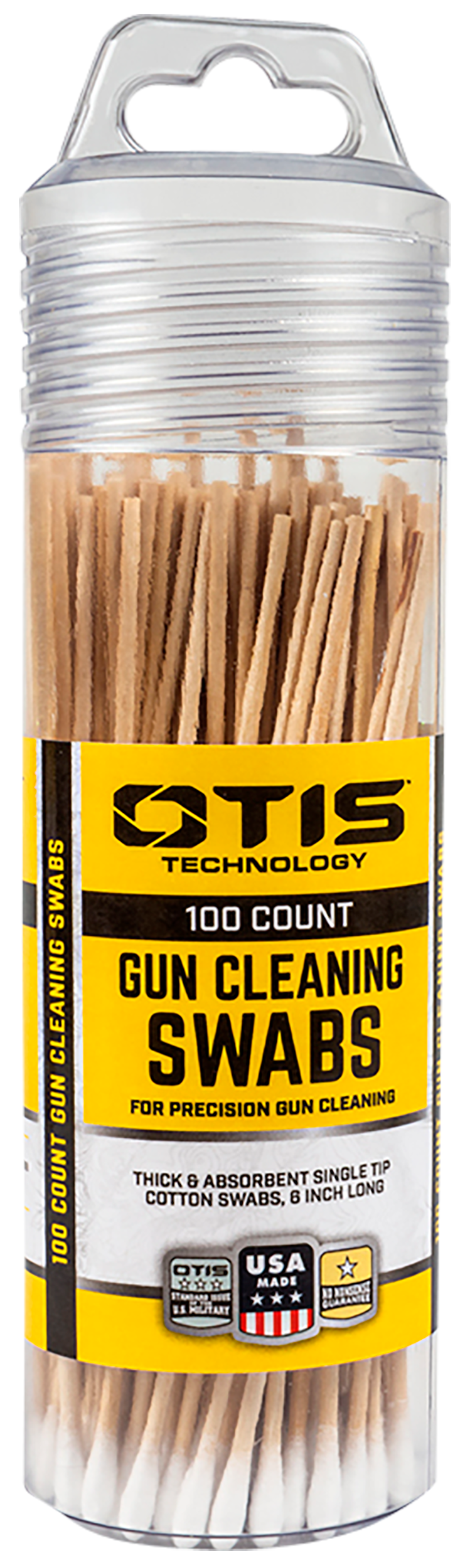 Otis Technology Gun Cleaning Swabs Cotton/Wood 6" - FG241100