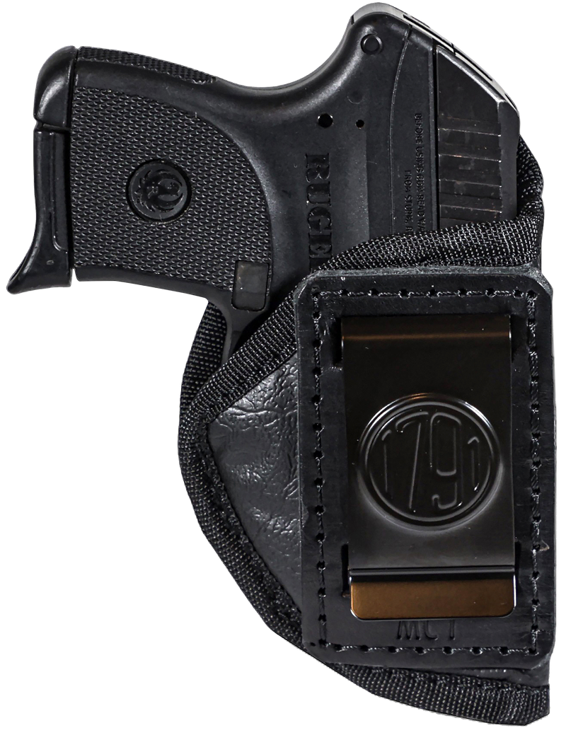 1791 Gunleather EcoCarry IWB Holster Pocket Size Black Right Hand - ECOP1BLKR