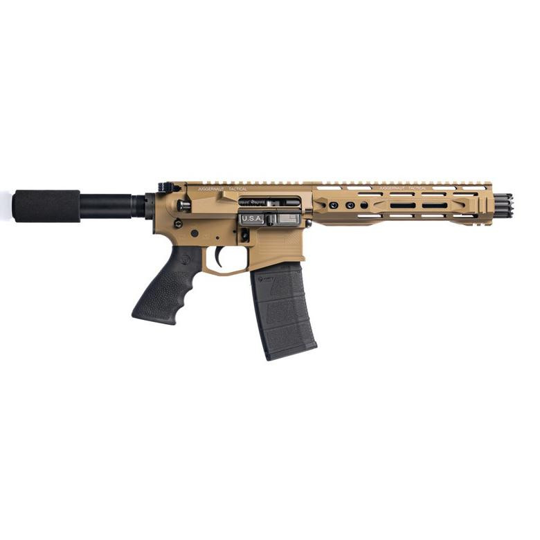 Juggernaut Tactical AR-15 Pistol 5.56 8.5" 10rd Semi-Auto, FDE Cerakote - JT15-SSP-FDE
