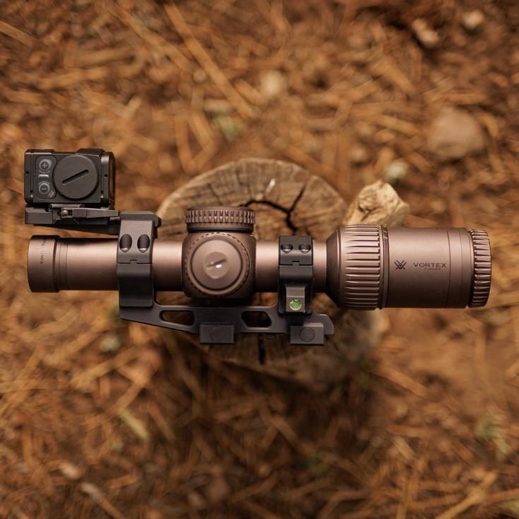 RPM Bravo 30mm Cantilever Mount 1.50" With Co-Linear Bubble Level, Black - BC-30150