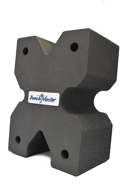 Benchmaster Weapon Rack X-Block Shooting Rest, Black - BMWRXBLK