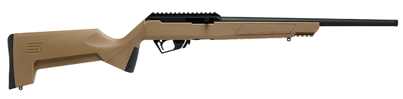 Savage Arms RXR22 .22 LR 16.5" 10+1 Semi-Auto Rifle, Black/FDE - 19779