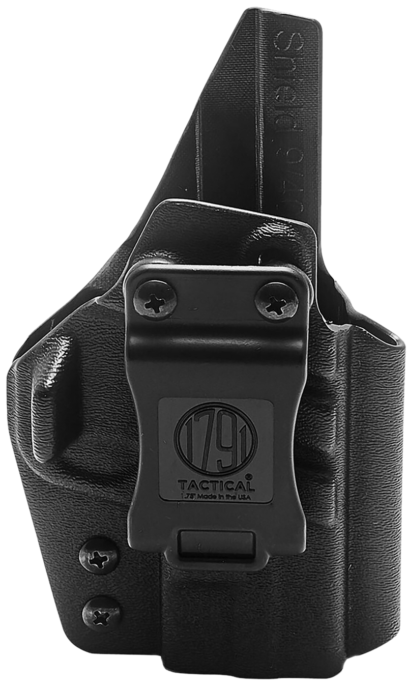 1791 Gunleather Tactical Kydex IWB Holster, Black - TACIWBG2CG3BLKR