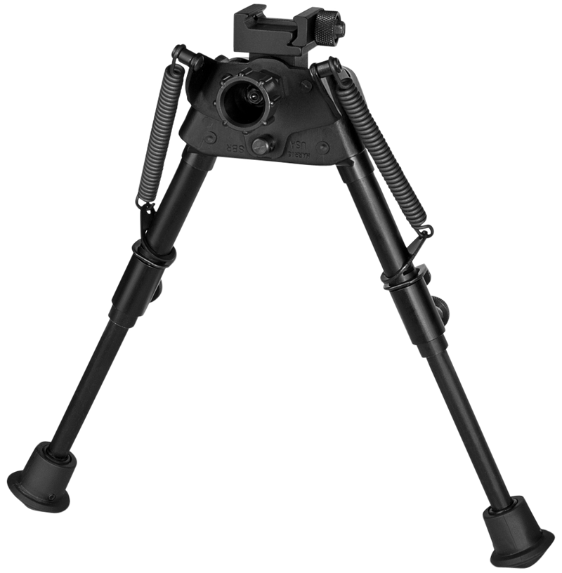 Harris Engineering Bipod Swivel BR Picatinny 6-9" Black - S-BRP