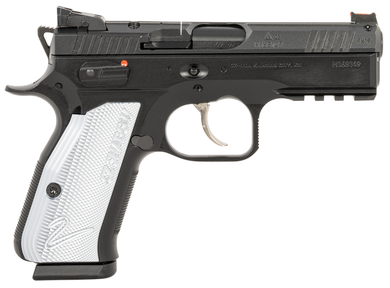 CZ Shadow 2 Compact 9mm Luger 4" 15+1 Semi-Auto Pistol, Black Nitride - 91252