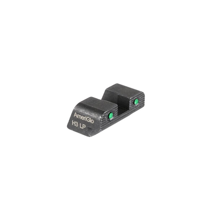 AmeriGlo 2-Dot Tritium Rear Handgun Sight, Green with Black Notch - XD-875R
