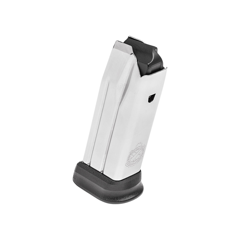 Springfield Armory XD-M Elite Compact 9mm Luger 14rd Extended Base Pad Magazine, Stainless Steel - XDME5914