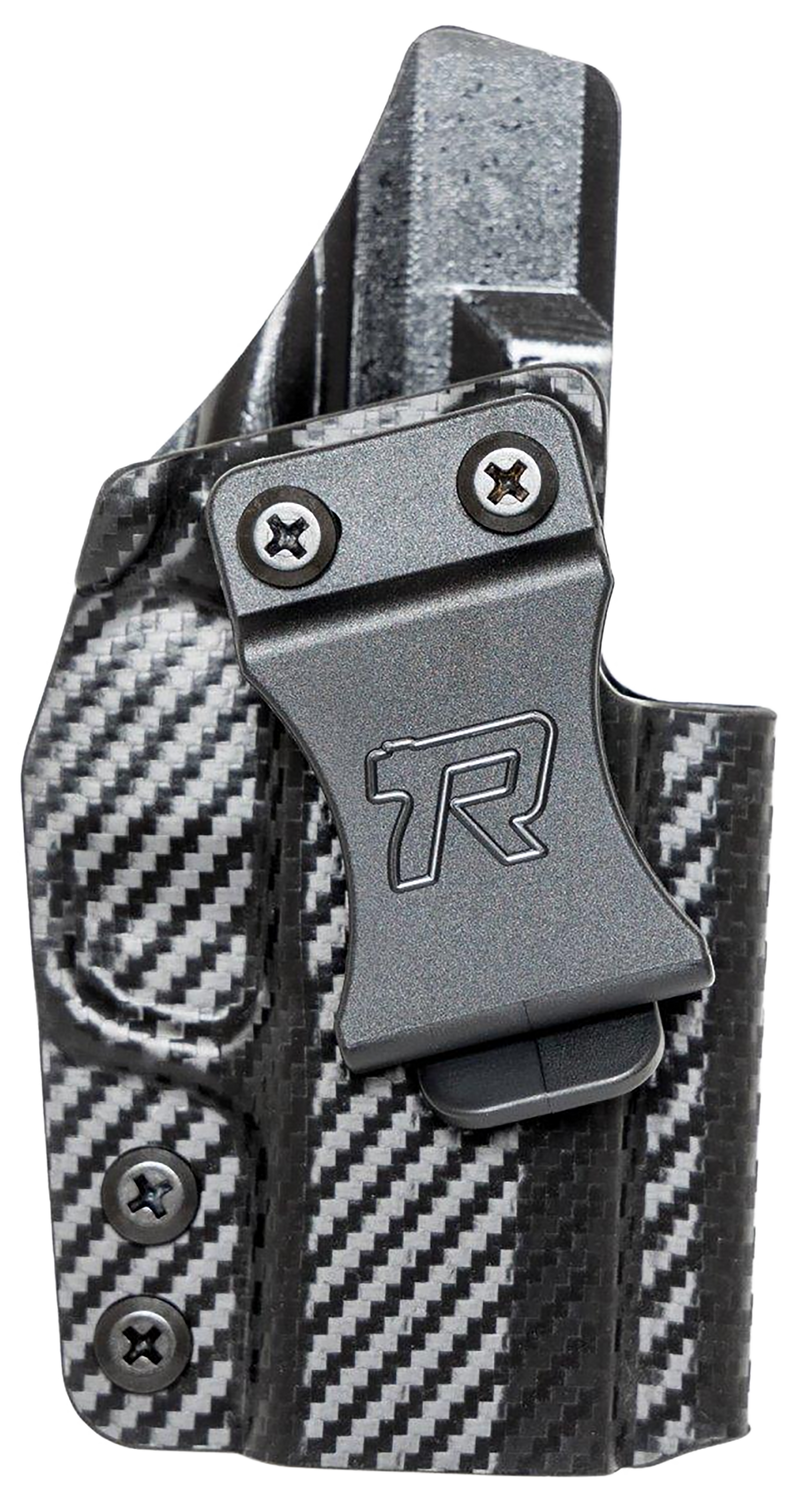 Rounded Gear Kydex IWB Holster, Black - SFAHELLCATCFRHVAR