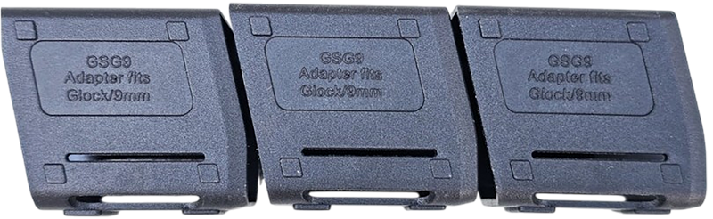 ATI Outdoors Magazine Adapter 9mm Fits Glock Black 3 Pack - GERMGSG9GLK