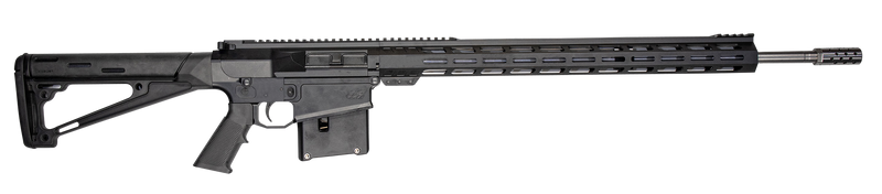 Great Lakes Firearms AR-10 .300 Win Mag 5rd 24" Semi-Auto Rifle, Black - GL10LA300SSBLK