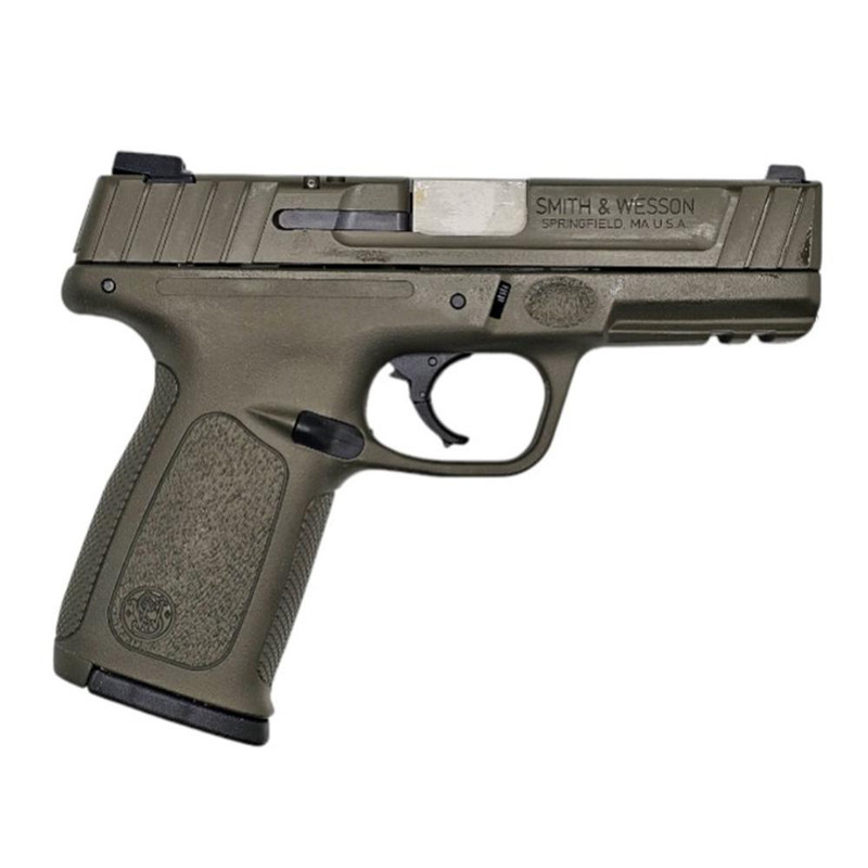 Smith & Wesson SD9VE 9mm 4" 10rd Handgun, OD Green - 13578U