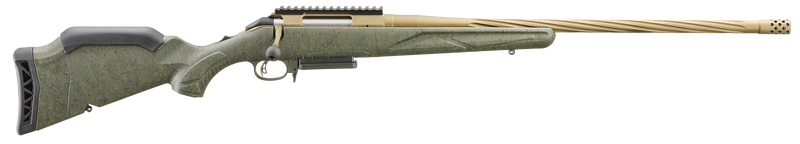 Ruger American Gen II Predator .30-06 Springfield 22" 4+1 Bolt-Action Rifle, Burnt Bronze Cerakote with Green Splatter Stock - 46943
