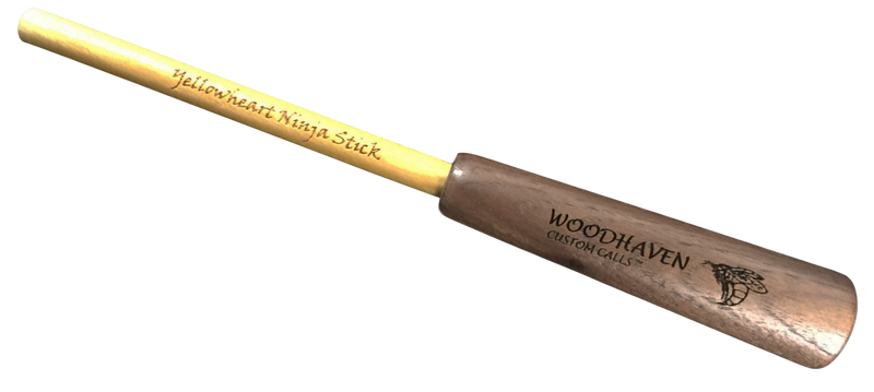 Woodhaven Custom Calls Ninja Stick Striker Call, Natural Walnut - WH085
