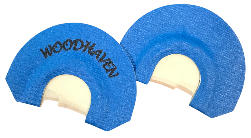 Woodhaven Custom Calls Blue Cutter Billy Yargus Diaphragm Mouth Call, Blue - WH079