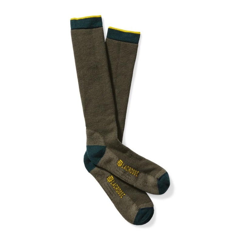 LaCrosse Men's Merino Midweight Sock Over the Calf OD Green M - 913323-M