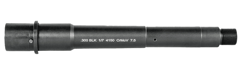 Lead & Steel LLC 300 Blackout 7.5" Government Profile Barrel, Pistol Length - LS300-7.5