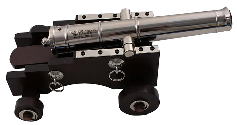 Traditions Mini Old Ironsides Cannon 50 Cal 9" Desktop Cannon Kit, Silver - KCN8041