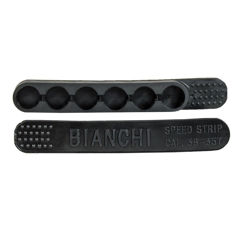 Bianchi 585 Speed Strip 12 Pack .38/.357 Caliber 6 Round Speedloader, Black - 20056