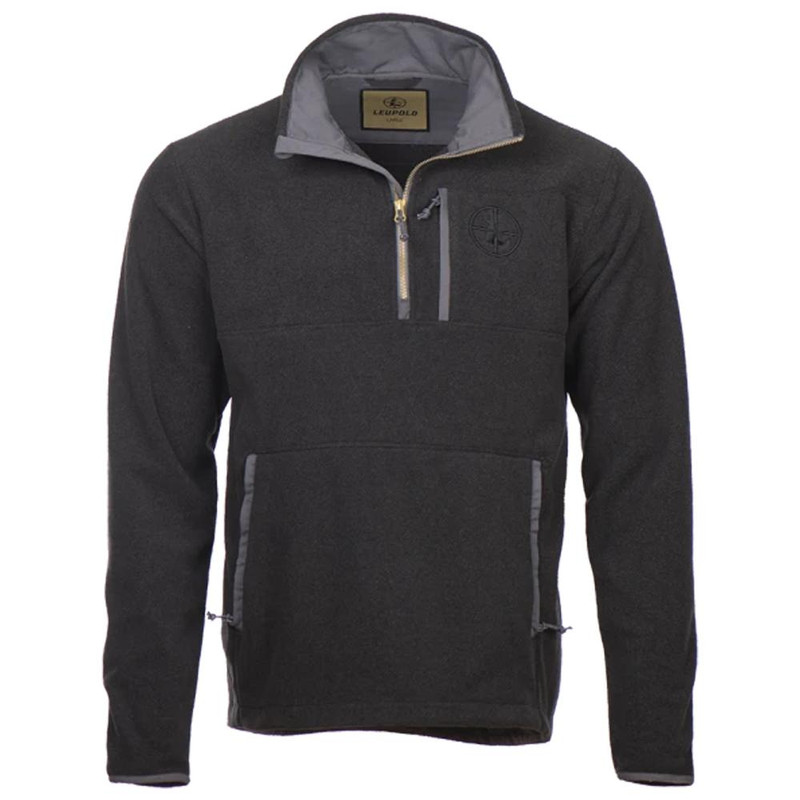 Leupold Make Ready 1/4 Zip Fleece Jacket Iron Gray 3XL - 182301