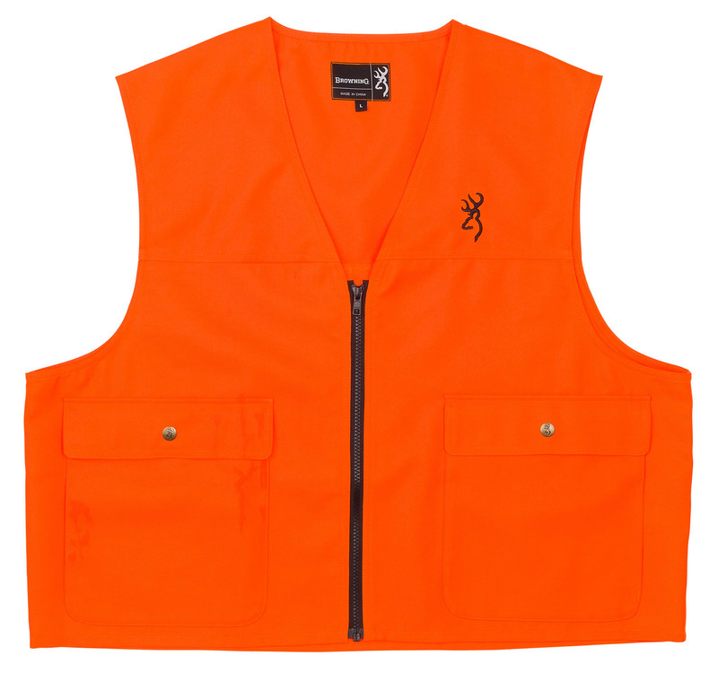 Browning Safety Vest Blaze Orange Medium - 3051000102
