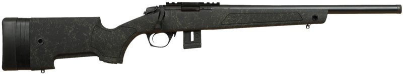Bergara BMR-X 17 HMR 18" 10+1 Bolt-Action Rifle, Black/Green - BMR011