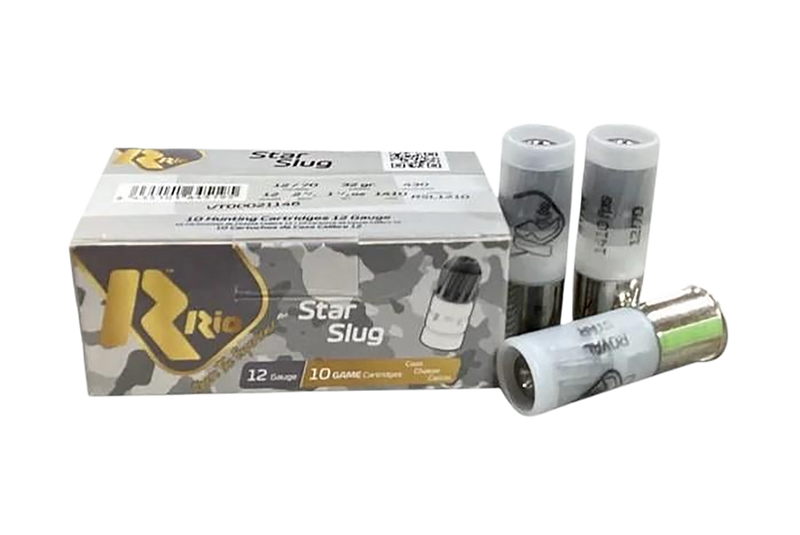Rio Royal Star Slug 12 Gauge 2.75" 1-1/8 oz Slug 10 Round Box - RSL1210