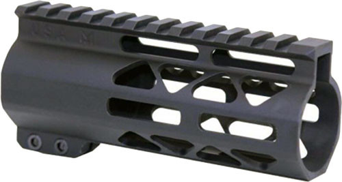 Guntec USA Air-Lok 5" M-LOK Handguard, Black - GT-5ALC