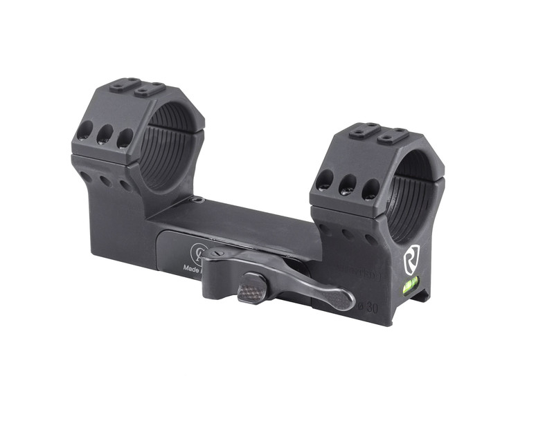 Riton Optics Picatinny Scope Mount 34mm QD 0MOA, Matte Black - XRC34QD23