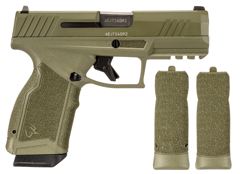 Taurus GX4 Carry 9mm 3.7" 15+1 Semi-Auto Pistol, Sniper Green - 1-GX4CR94FF