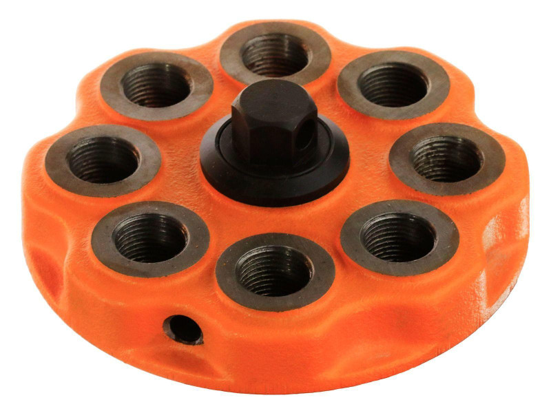 Lyman Brass-Smith All-American 8 Press and Universal Press Stand Bundle, Orange/Black - 7810372