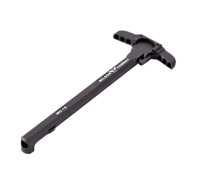 Wilson Combat AR-15 Charging Handle, Ambidextrous, Black Anodized Aluminum - TRCH15M