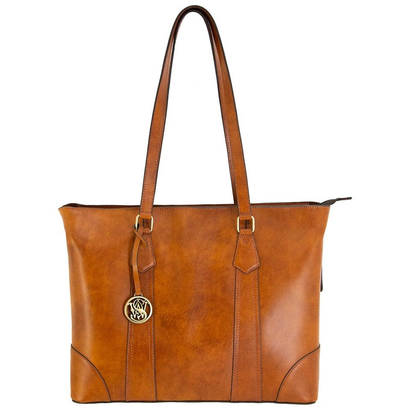 Smith & Wesson Travel Tote Concealed Carry Purse, Tan - 49306