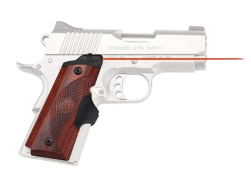 Crimson Trace LG902 Lasergrips Master Series 1911 Compact Red Laser Rosewood - LG902