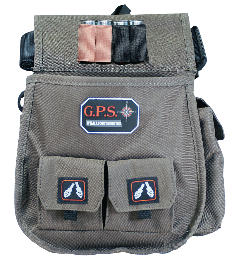 GPS Bags Deluxe Double Shotshell Pouch, Olive - 1093CSP