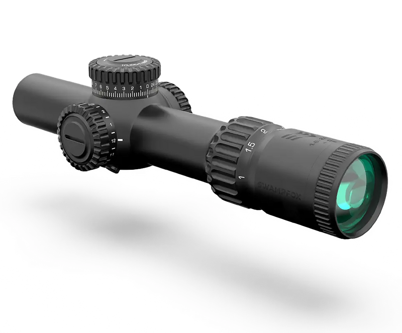 Swampfox Optics Warhorse 1-6x24mm FFP Riflescope, Green - WAR16241GL