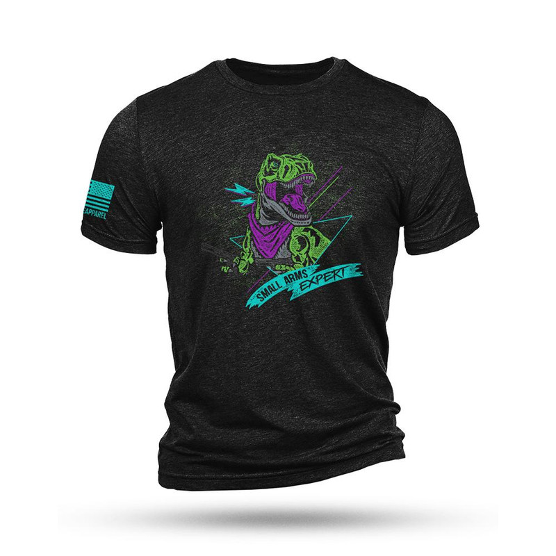 Nine Line Apparel T-Rex Short Sleeve Shirt Black - SAEXPERT-TSTRI-BLACKTRI-M