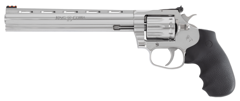 Colt King Cobra Target .22 LR 8" 10rd Revolver, Stainless Steel - KCOBRA22SP8RFO