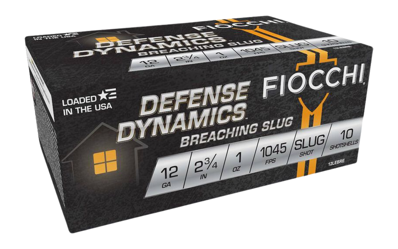 Fiocchi 12 Gauge Breach Slug 2.75" 1oz 250 Round Case - 12LEBRE