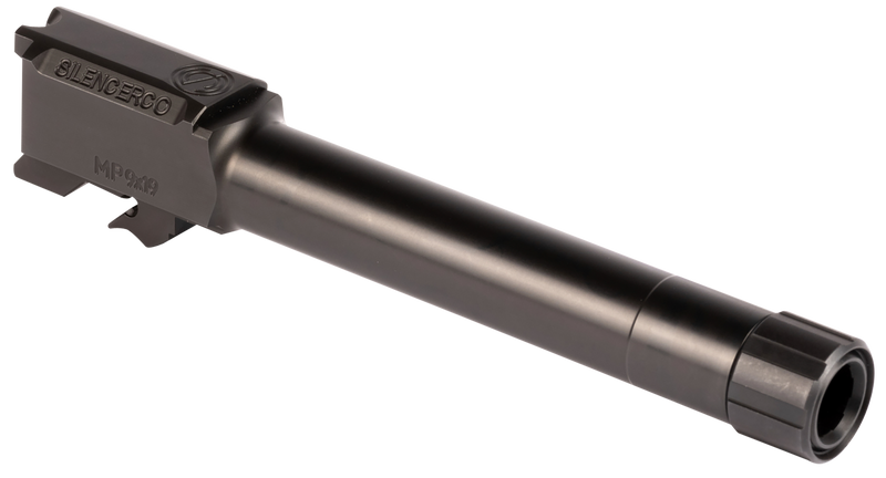 SilencerCo S&W M&P 9mm Luger 4.75" Threaded Barrel, Black Nitride - AC2023