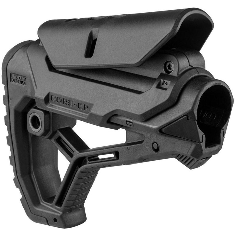 FAB Defense GL-CORE CP Buttstock with Adjustable Cheek-Rest, Olive Drab - FX-GLCORECPG