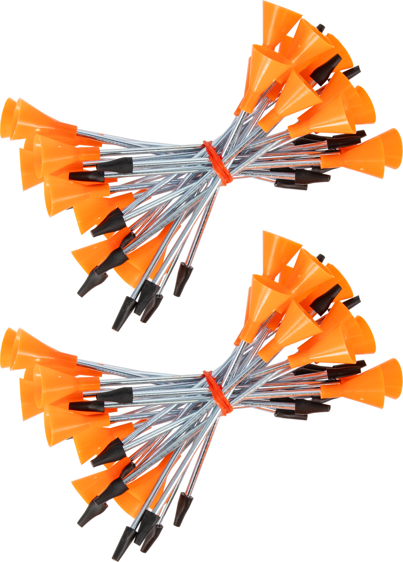 Cold Steel CSB625M Broadhead Darts, Orange/Silver - CSB625M