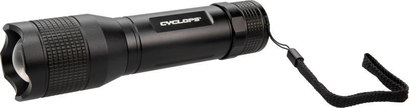 Cyclops TF1500 Tactical Flashlight, Black Anodized - CYCTF1500