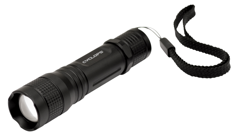 Cyclops TF-150 Tactical Flashlight, Black Anodized - CYCTF150