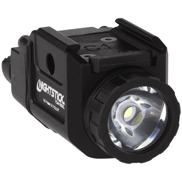 NightStick Xtreme Lumens Metal Compact Weapon-Mounted Light with Strobe, Black - TCM-550XLS