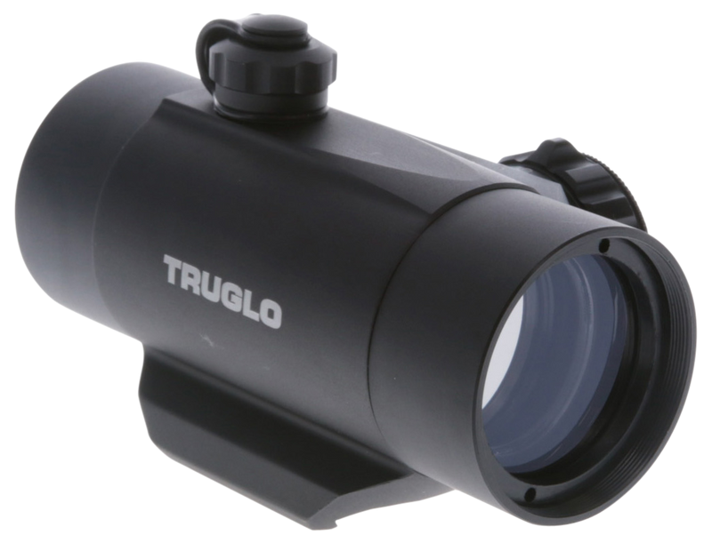 TruGlo Traditional Dot Sight 1x30mm 3-Dot Red Crossbow, Matte Black - TG8030B3