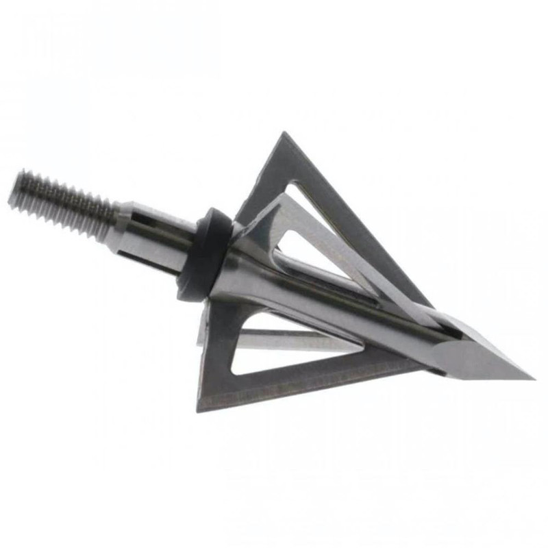 Truglo Broadhead Quadcutter 4 Blade 100 Grain Silver - TG3207AV