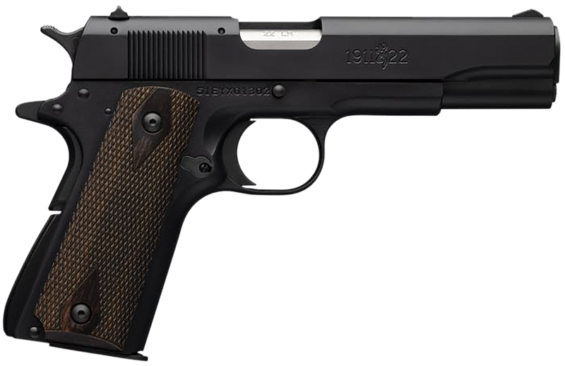 Browning 1911-22 A1 .22 LR 4.25" 10+1 Pistol, Matte Black - 051802490