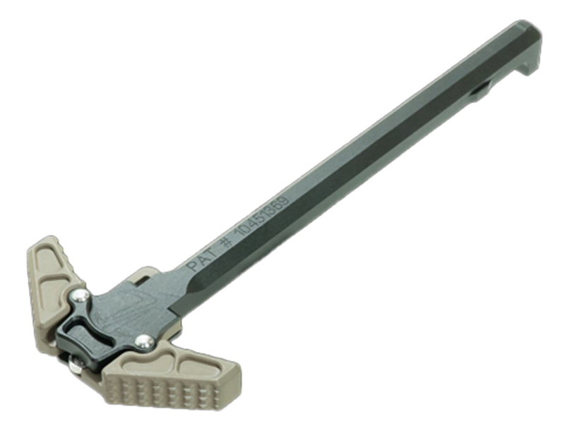 Timber Creek Outdoors Greyman Charging Handle, Billet Aluminum Ambidextrous Desert - GCHD