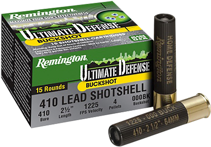 Remington Ultimate Defense Plastic 410 Gauge 000 Buck 15 Round Box - 20697