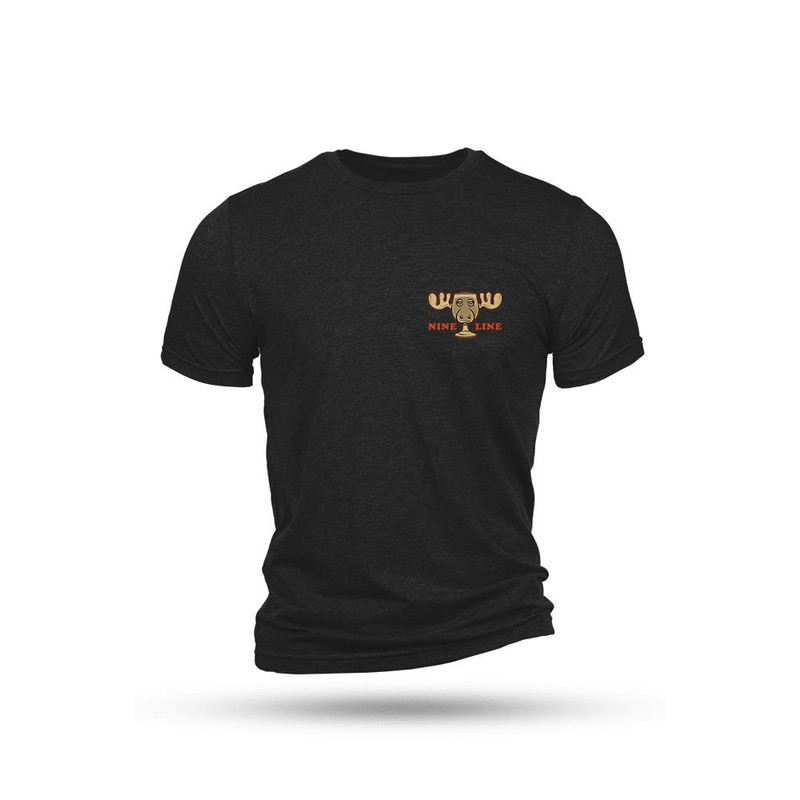 Nine Line Apparel Lotta Sap X-Mas Vacay Short Sleeve Shirt Charcoal Black XL - XMASVAY-TSTRI-CHARCOALBLACKTRIBLEND-XL